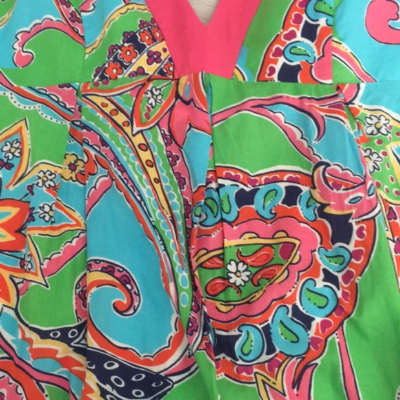 Lilly Pulitzer patterned halter dress, size 8 - Picture 5 of 5